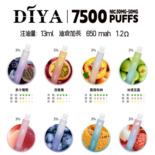 DIYA7500口 拋棄式電子煙 DIY