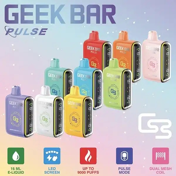 Geek Bar Pulse 15000口拋棄式電子煙 線上